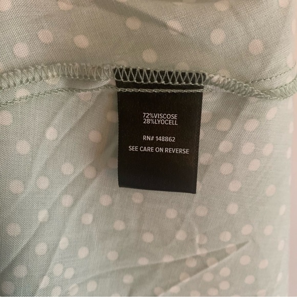 Mint Polkadot Torrid Size 2 Dress - Picture 5 of 5